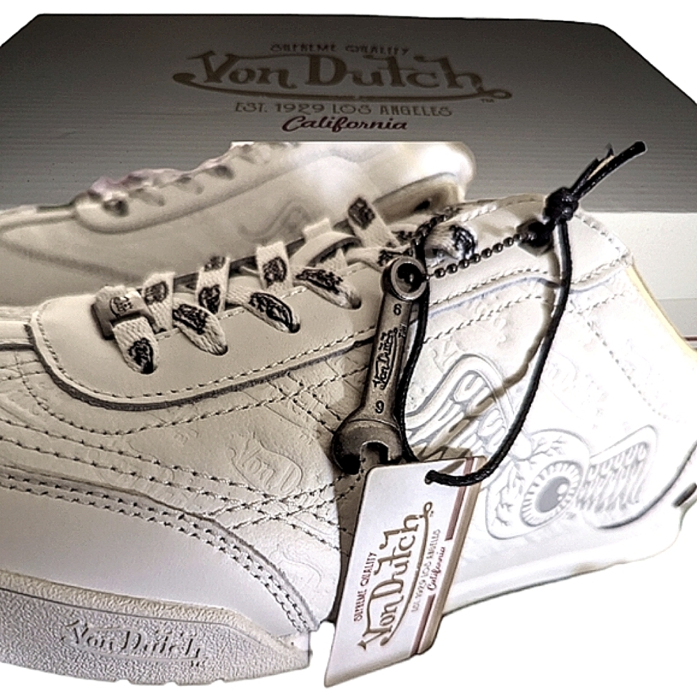 RARE Von Dutch Sneakers NIB Vintage Look SPRING Gift Memorial Day NBA Playoffs